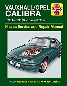 Boek: Vauxhall / Opel Calibra (1990-1998) - Haynes Service and Repair Manual