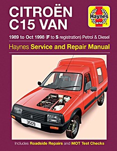 Buch: Citroën C15 Van - Petrol & Diesel (1989 - Oct 1998) - Haynes Service and Repair Manual