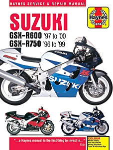 Książka: Suzuki GSX-R 600 (1997-2000) / GSX-R 750 (1996-1999) Fours - Haynes Service & Repair Manual