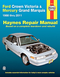 Book: Ford Crown Victoria / Mercury Grand Marquis (1988-2011) - Haynes Repair Manual