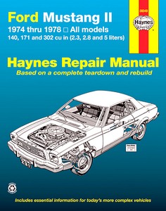 Livre: Ford Mustang II - All models (1974-1978) - Haynes Repair Manual