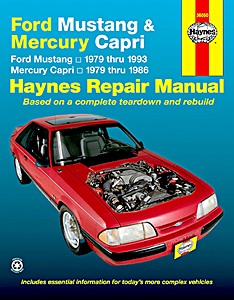 Książka: Ford Mustang III (1979-1993) / Mercury Capri (1979-1986) - Haynes Repair Manual