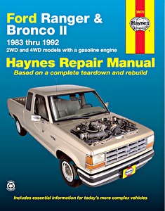 Boek: Ford Ranger & Bronco II (1983-1992) - Gasoline engines - Haynes Repair Manual