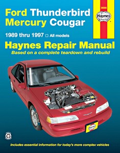 Buch: Ford Thunderbird / Mercury Cougar - All models (1989-1997) - Haynes Repair Manual