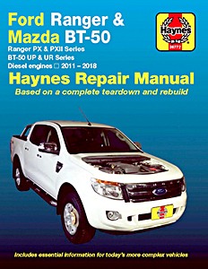 Livre: Ford Ranger / Mazda BT-50 - Diesel engines (2011-2018) - Haynes Repair Manual