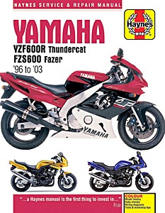 Boek: Yamaha YZF 600R Thundercat (1996-2003) & FZS 600 Fazer (1998-2003) - Haynes Service & Repair Manual