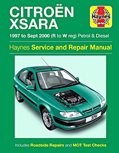 Book: Citroën Xsara - Petrol & Diesel (1997 - Sept 2000) - Haynes Service and Repair Manual