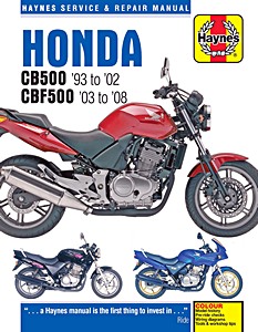 Książka: [HP] Honda CB500 (93-02) & CBF500 (03-08)