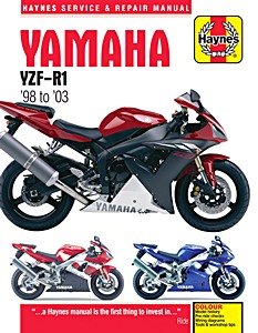 Livre: Yamaha YZF-R1 (1998-2003) - Haynes Service & Repair Manual