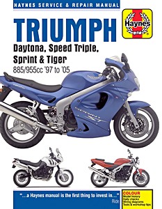 Haynes repair manual voor Triumph motorfietsen