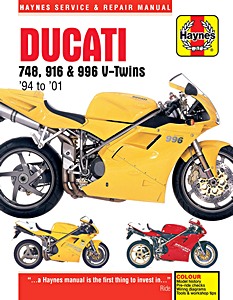 Buch: Ducati 748, 916 & 996 V-Twins (1994-2001) - Haynes Service & Repair Manual