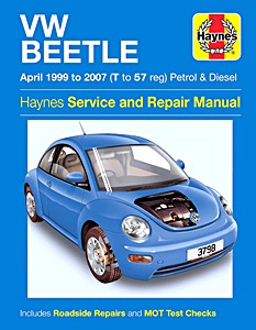 Livre: VW Beetle - Petrol & Diesel (Apr 1999-2007) - Haynes Service and Repair Manual