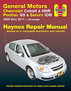 Book: Chevrolet Cobalt / Pontiac G5 & Pursuit (2005-2010) - Haynes Repair Manual