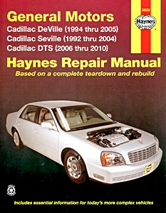 Boek: Cadillac DeVille (1994-2005), Seville (1992-2004), DTS (2006-2010) - Haynes Repair Manual