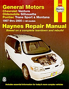 Livre: GM Venture/Silhouette/Trans Sport/Montana