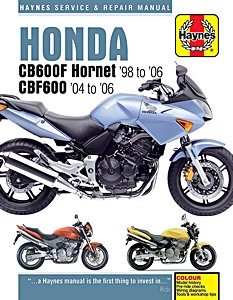 Boek: [HP] Honda CB600F Hornet (98-06)/CBF600 (04-06)