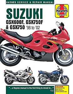 Książka: Suzuki GSX 600 F, GSX 750F & GSX 750 (1998-2002) - Haynes Service & Repair Manual