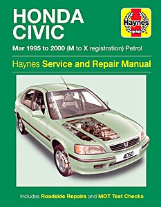 Book: Honda Civic - Petrol (Mar 1995 - 2000) - Haynes Service and Repair Manual