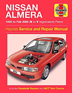 Book: Nissan Almera - Petrol (Oct 1995 - Feb 2000) - Haynes Service and Repair Manual