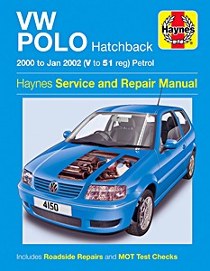 Livre: VW Polo Hatchback - Petrol (2000 - Jan 2002) - Haynes Service and Repair Manual