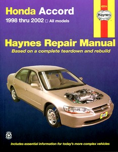 Book: Honda Accord (1998-2002) (USA) - Haynes Repair Manual