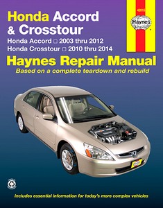 Książka: Honda Accord (2003-2012) & Crosstour (2010-2014) (USA) - Haynes Repair Manual