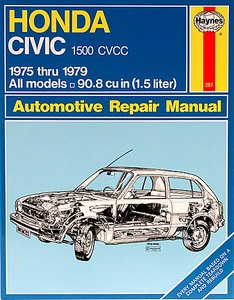 Livre: Honda Civic 1500 CVCC (1975-1979) (USA) - Haynes Repair Manual