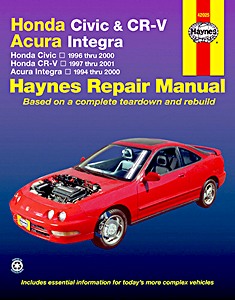 Book: Honda Civic & CR-V / Acura Integra (1996-2001) (USA) - Haynes Repair Manual