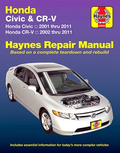 Buch: Honda Civic (2001-2011) & CR-V (2002-2011) (USA) - Haynes Repair Manual