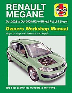 Book: Renault Megane Petrol & Diesel (10/02-10/08)