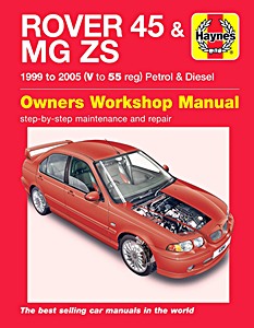 Book: Rover 45 & MG ZS - Petrol & Diesel (1999-2005) - Haynes Service and Repair Manual