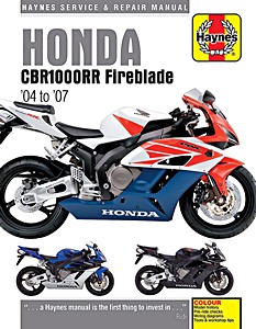 Książka: Honda CBR 1000 RR Fireblade (2004-2007) - Haynes Service & Repair Manual