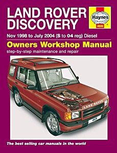 Książka: Land Rover Discovery Series 2 - Diesel (Nov 1998 - July 2004) - Haynes Service and Repair Manual