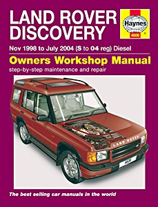 Livre : Land Rover Discovery Series 2 - Diesel (Nov 1998 - July 2004) - Haynes Service and Repair Manual