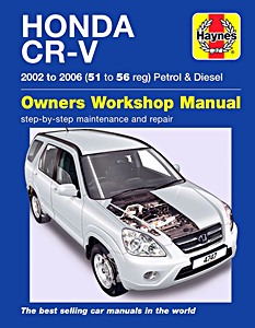 Book: Honda CR-V - Petrol & Diesel (2002-2006) - Haynes Service and Repair Manual