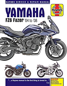 Boek: Yamaha FZ6 Fazer (2004-2008) - Haynes Service & Repair Manual