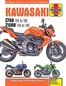 Książka: [HP] Kawasaki Z750 (04-08)/ Z1000 (03-08)