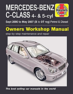 Mercedes C Class Workshop Manual 1993-00 1.8-2.3 Petrol 2.2 2.5 Diesel Workshop 