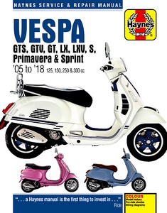 Livre : [HP] Vespa GTS, GTV, GT, LX, LXV (2005-2010)