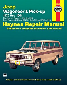 Boek: Jeep Wagoneer and Cherokee (1972-1983), Grand Wagoneer (1984-1991), J-series Pick-up (1972-1988) - Haynes Repair Manual