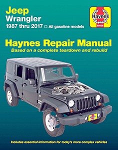 Book: Jeep Wrangler (1987-2017) - All gasoline models - Haynes Repair Manual