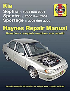 Book: Kia Sephia (1994-2001), Spectra (2000-2009) & Sportage (2005-2020) (USA) - Haynes Repair Manual