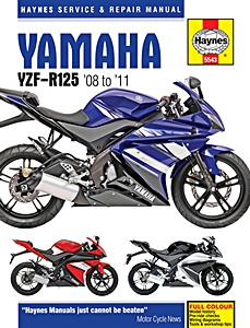 Książka: Yamaha YZF-R 125 (2008-2011) - Haynes Service & Repair Manual