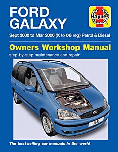 Livre: Ford Galaxy - 4 cyl Petrol & Diesel (9/00-3/06)