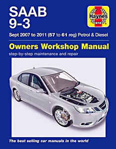 Książka: Saab 9-3 - Petrol & Diesel (Sept 2007 - 2011) - Haynes Service and Repair Manual