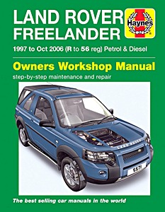 Service d'atelier de réparation Manuel pour Land Rover Freelander 2001-06 Télécharger L314 