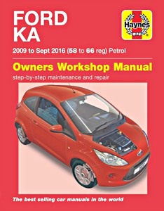 Boek: Ford Ka - Petrol (2009 - 2016) - Haynes Service and Repair Manual