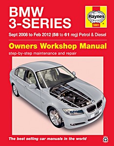 Book: BMW 3-Series (E90 LCI / E91 LCI) - Petrol & Diesel (Sept 2008 - Feb 2012) - Haynes Service and Repair Manual