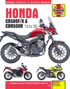 Książka: [HP] Honda CB 500F/X & CBR500R (2013-2020)