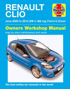 Book: Renault Clio - Petrol & Diesel (6/2009 - 2012)